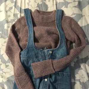 TOPSHOP Size 2 Purple Fuzzy Sweater Pullover